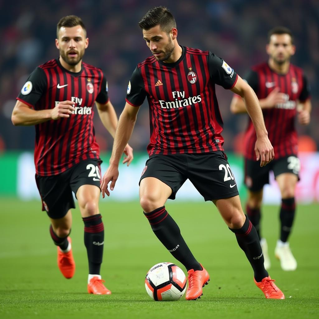 AC Milan tấn công