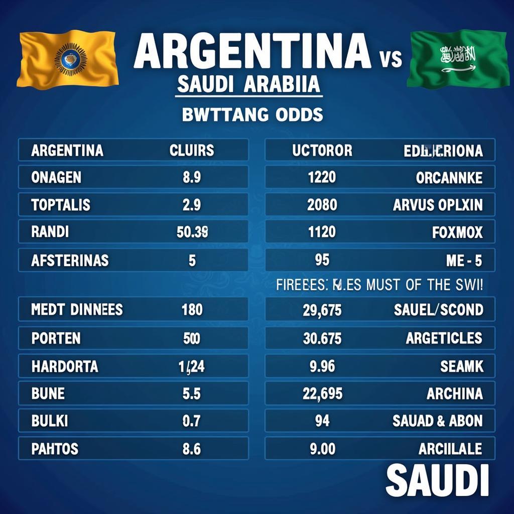 Argentina vs Ả Rập Xê Út Soi Kèo