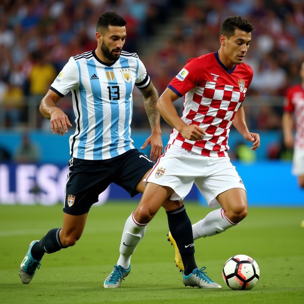 Argentina và Croatia đối đầu tại World Cup