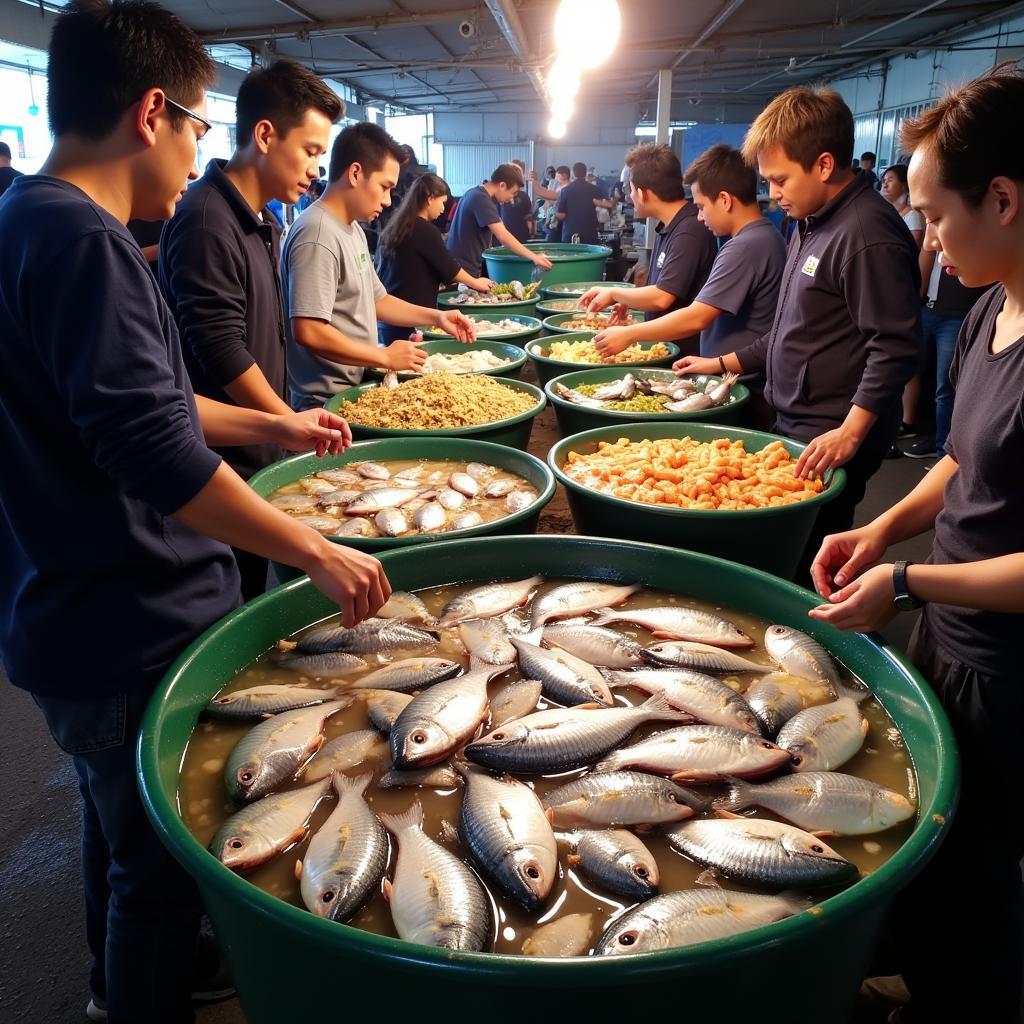 Cá kèo sống chợ hải sản