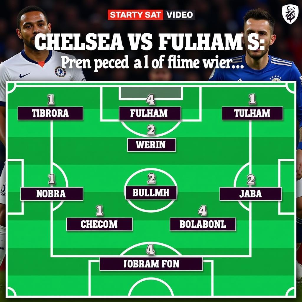 Chelsea vs Fulham đội hình dự kiến