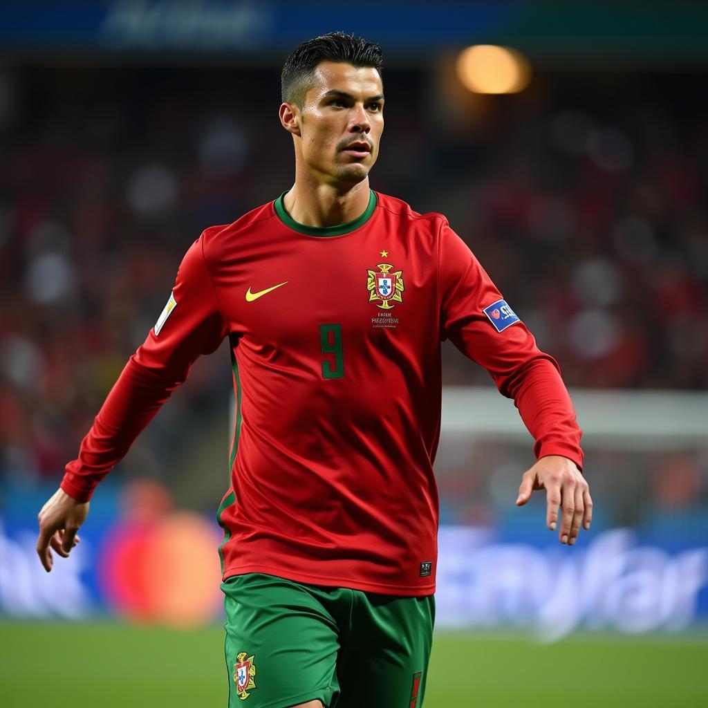 Cristiano Ronaldo đối đầu Tây Ban Nha