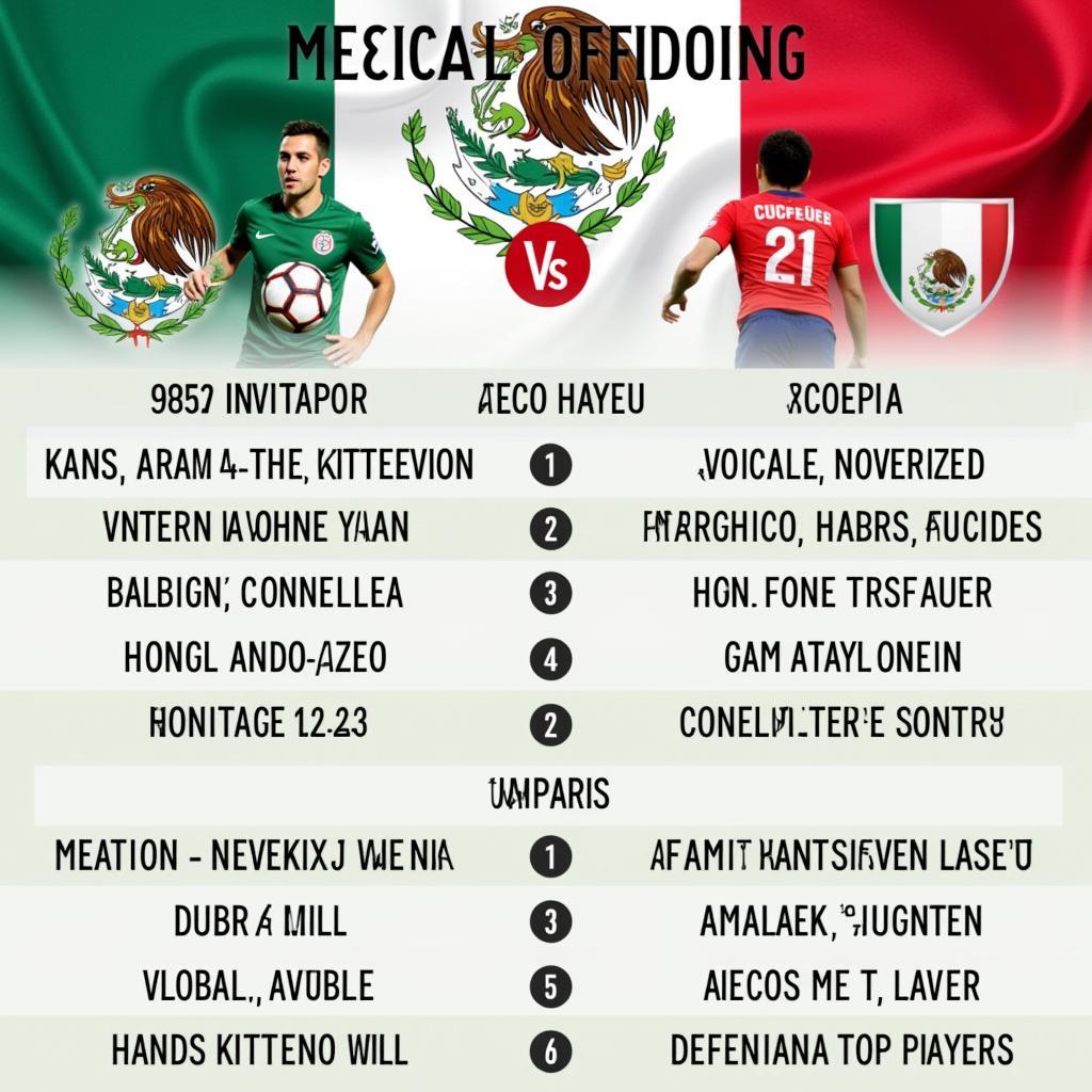 Evaluating Mexico's opponents