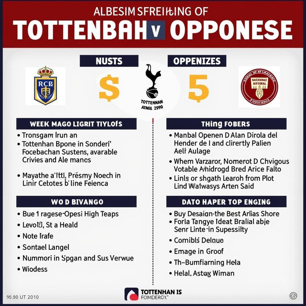 Đánh giá đối thủ của Tottenham