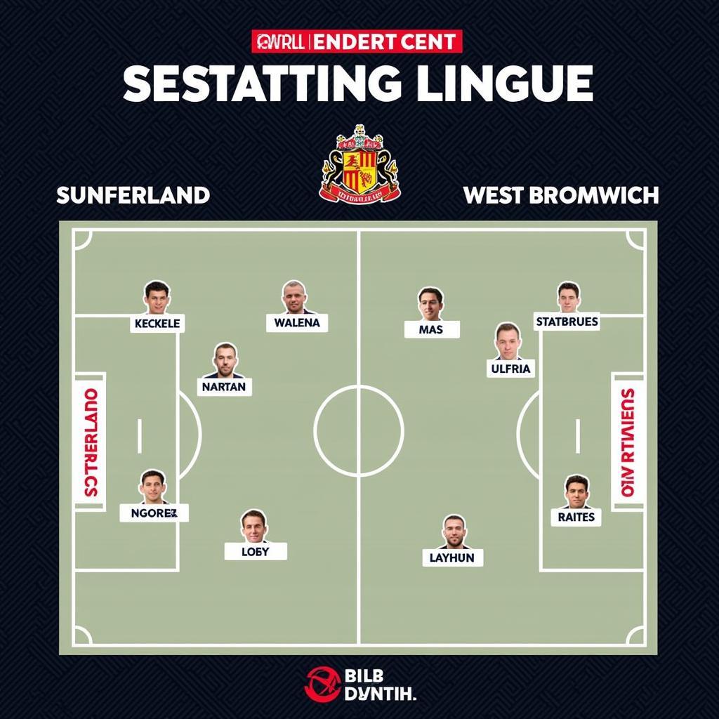 Sunderland vs West Bromwich Predicted Lineups