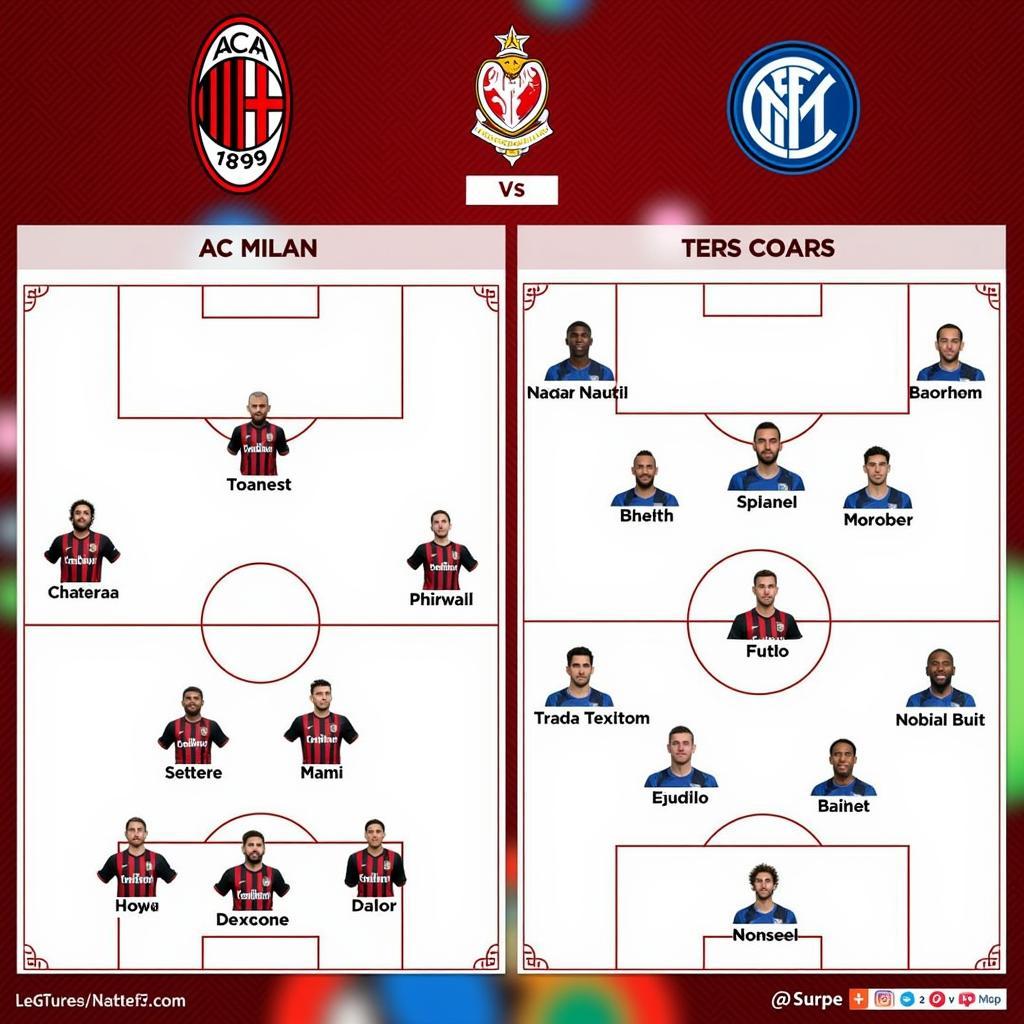 Predicted Lineups: AC Milan vs Inter Milan