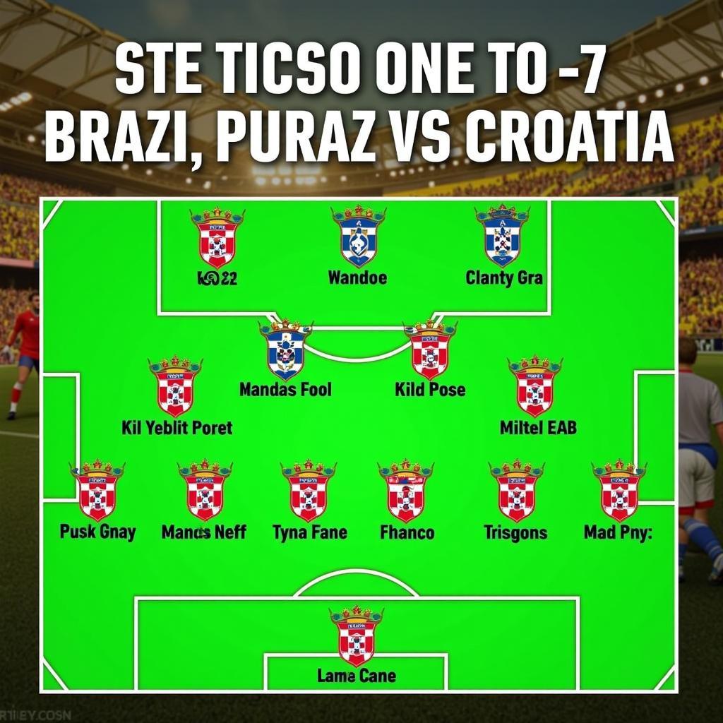 Đội hình dự kiến Brazil vs Croatia