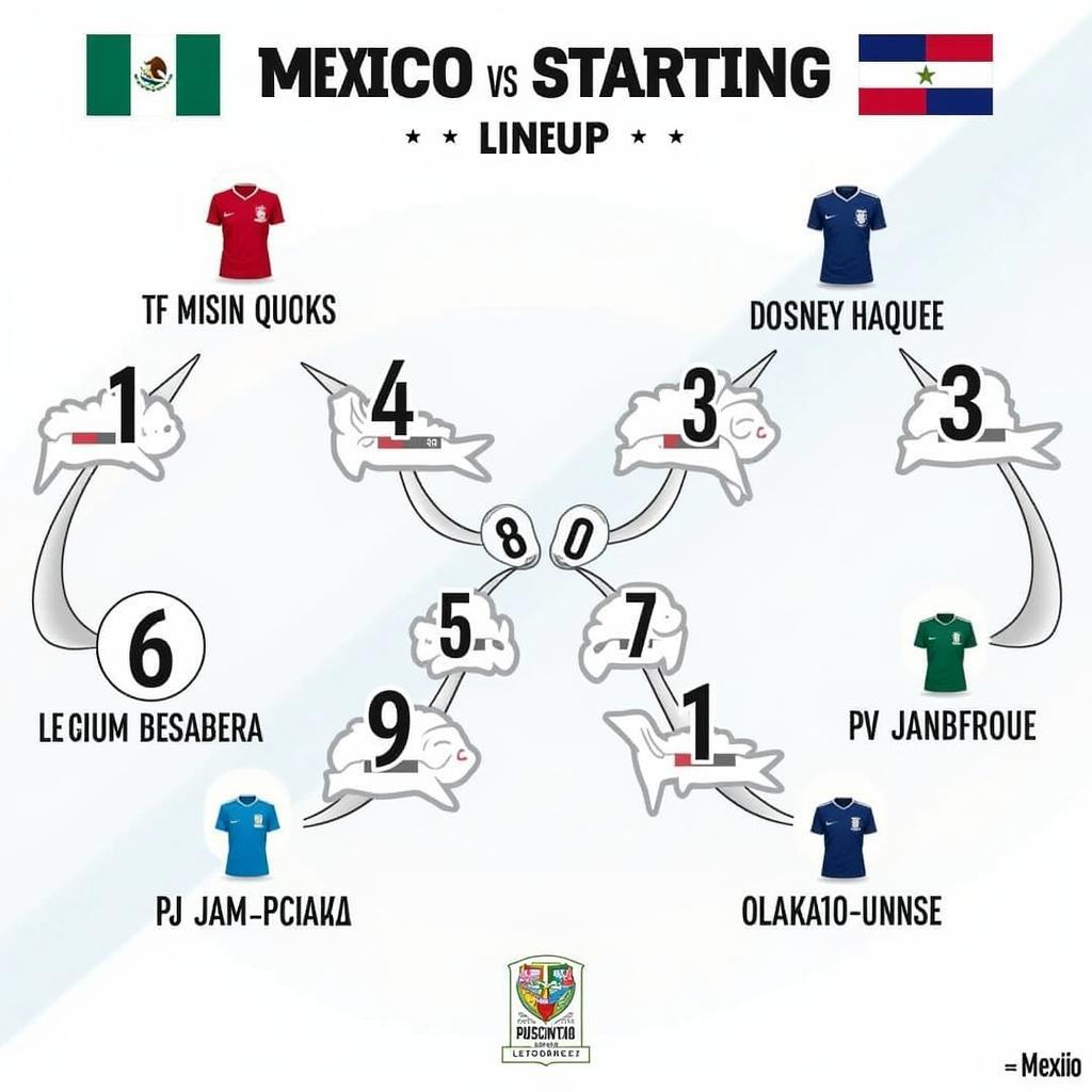 Đội hình dự kiến Mexico vs Honduras