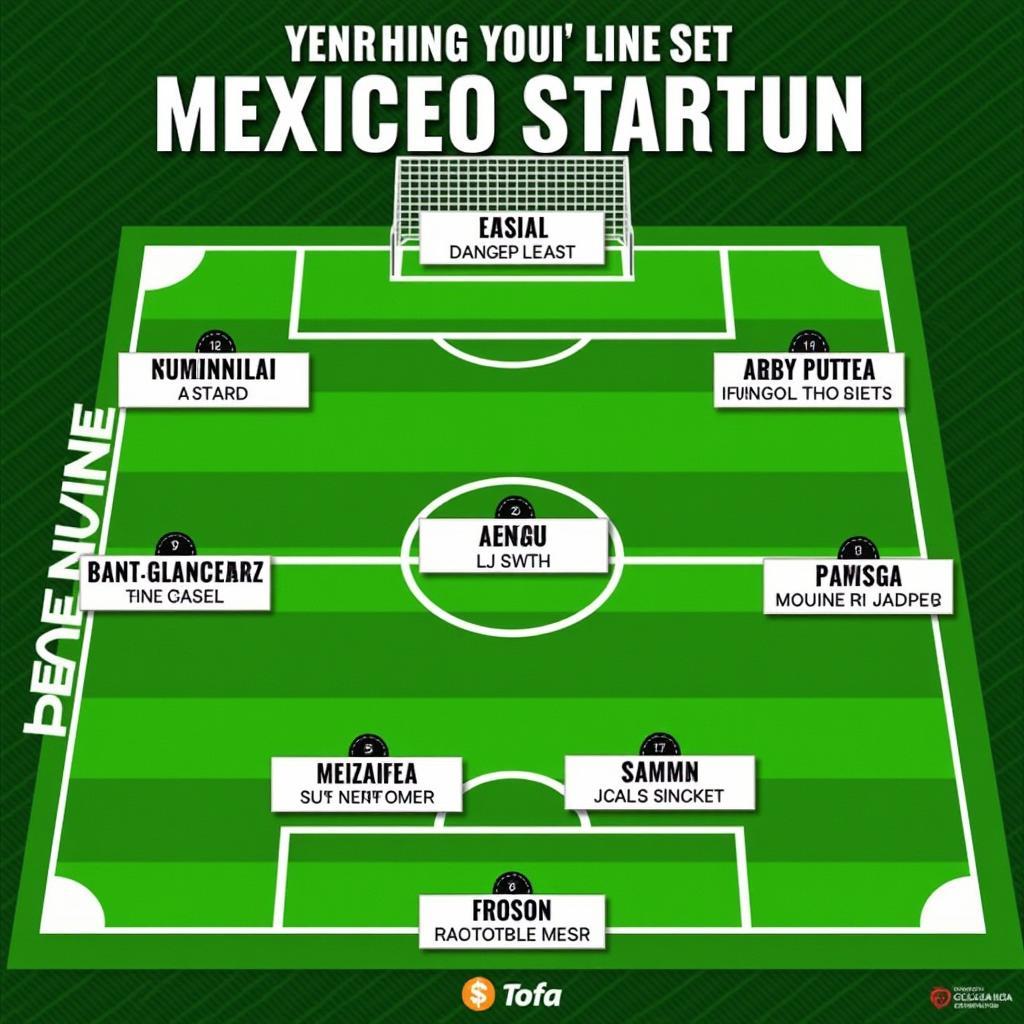 Đội hình Mexico trong trận đấu tới