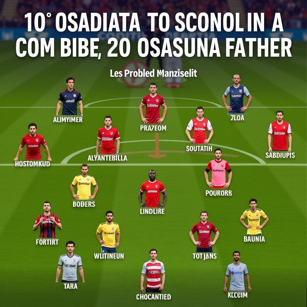 Đội hình Osasuna ra sân