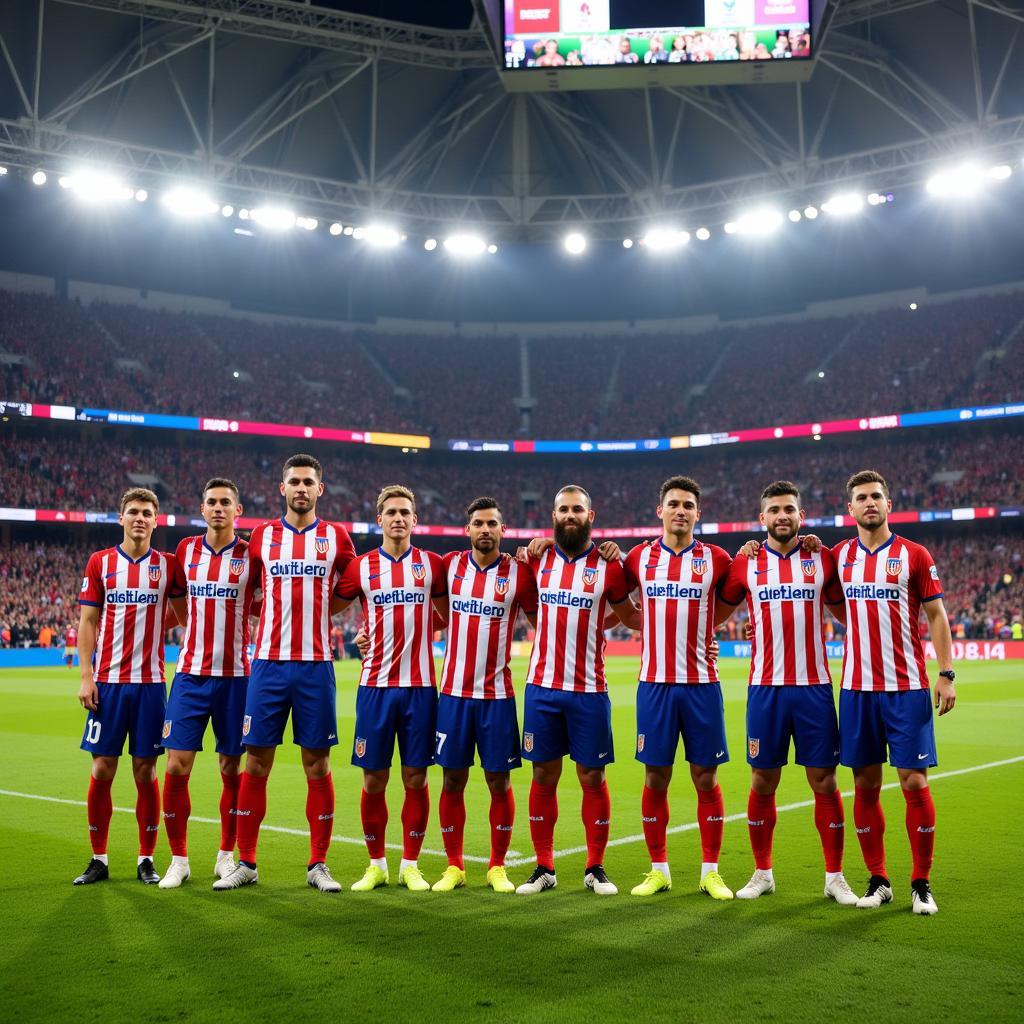 Đội hình ra sân Atletico Madrid