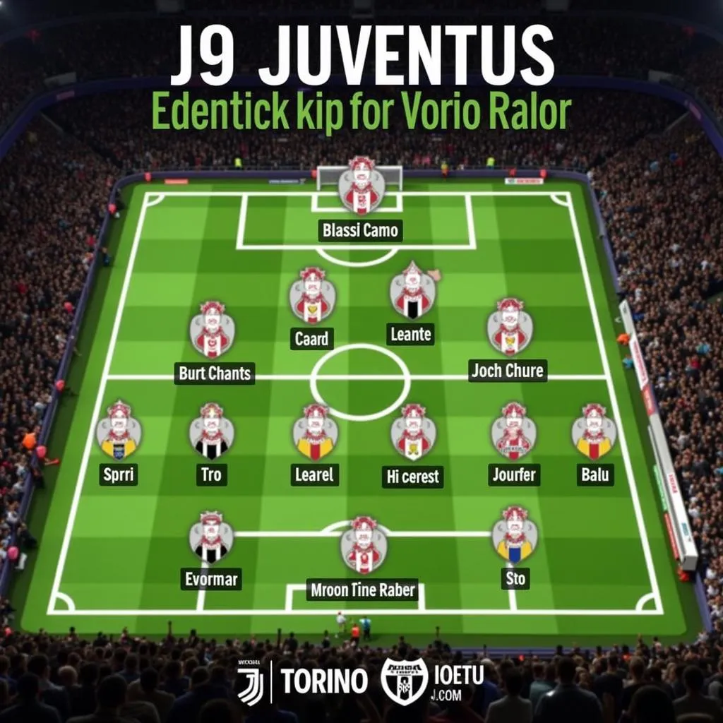 Đội hình ra sân Juventus vs Torino