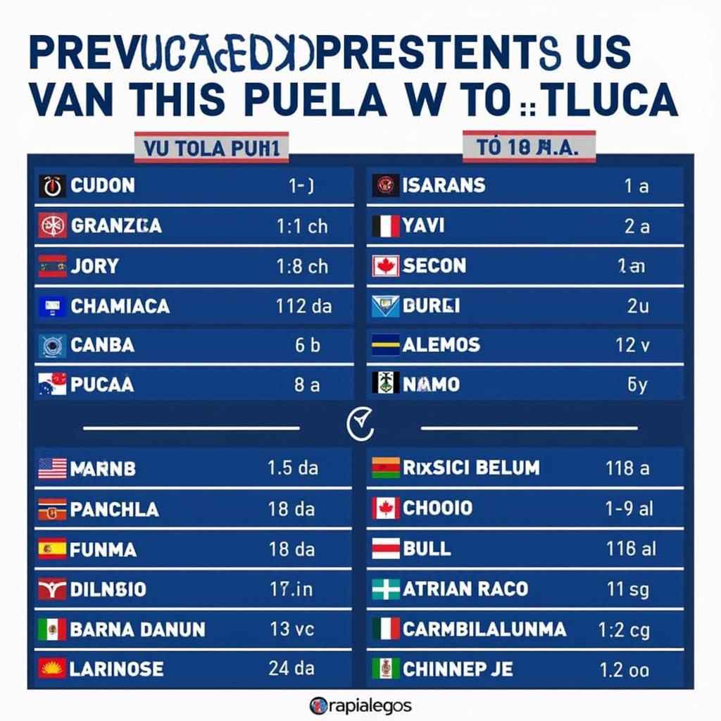 Đội hình ra sân Puebla vs Toluca