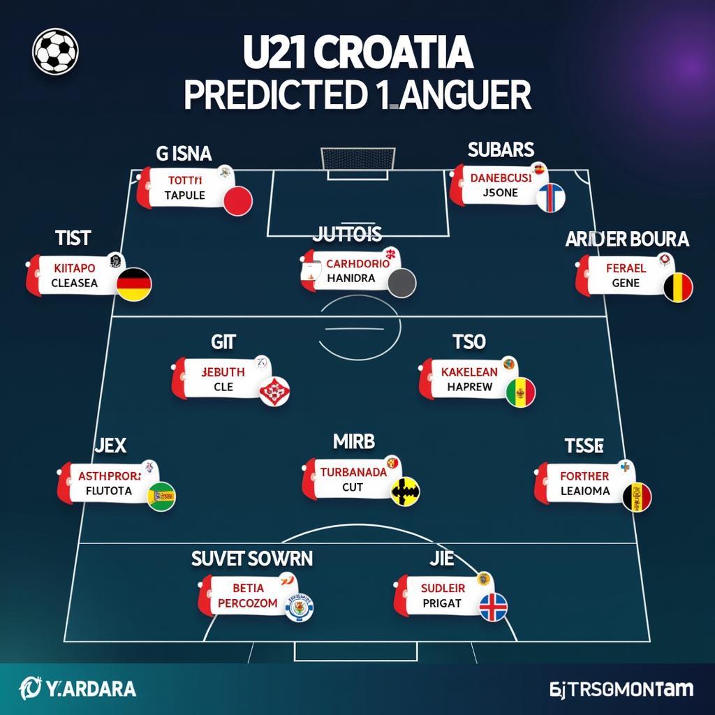 Đội hình dự kiến U21 Croatia