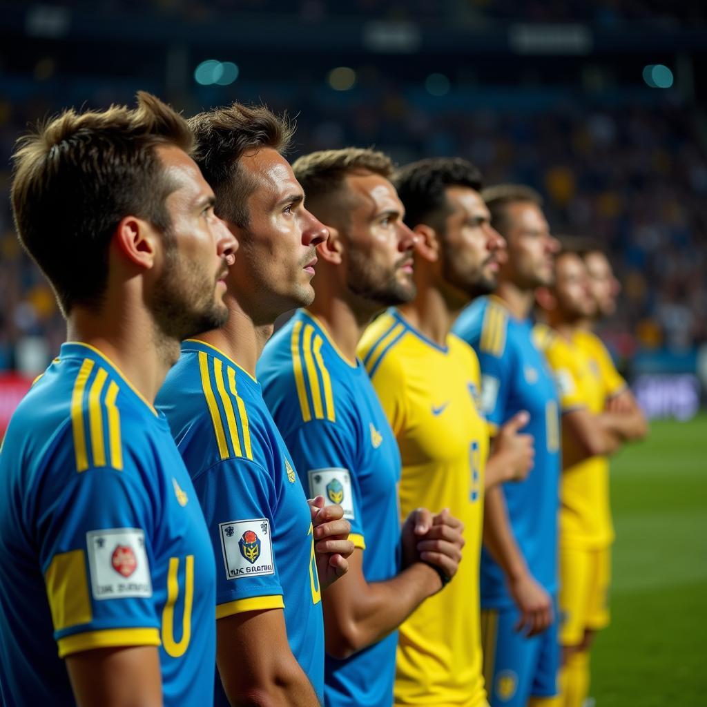 Ukraine's lineup for EURO 2020