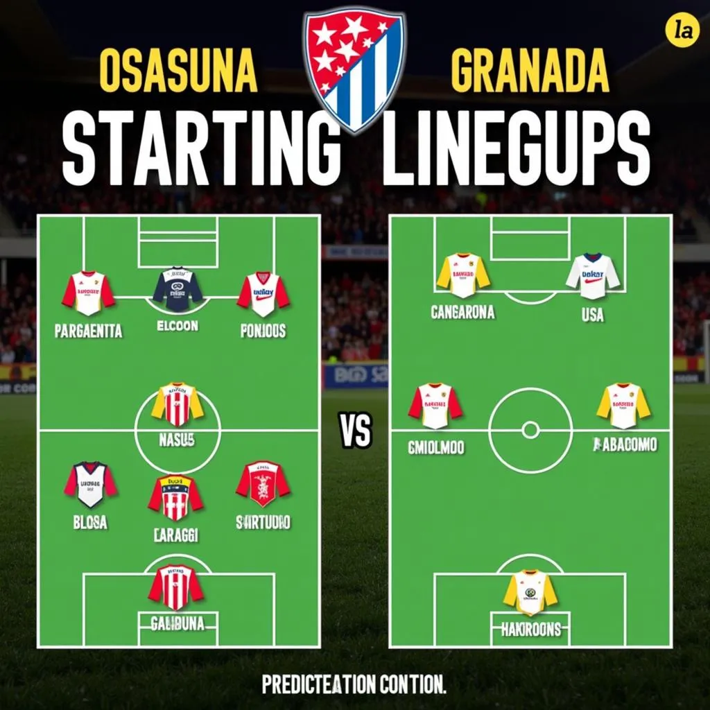 Dự đoán đội hình ra sân Osasuna vs Granada