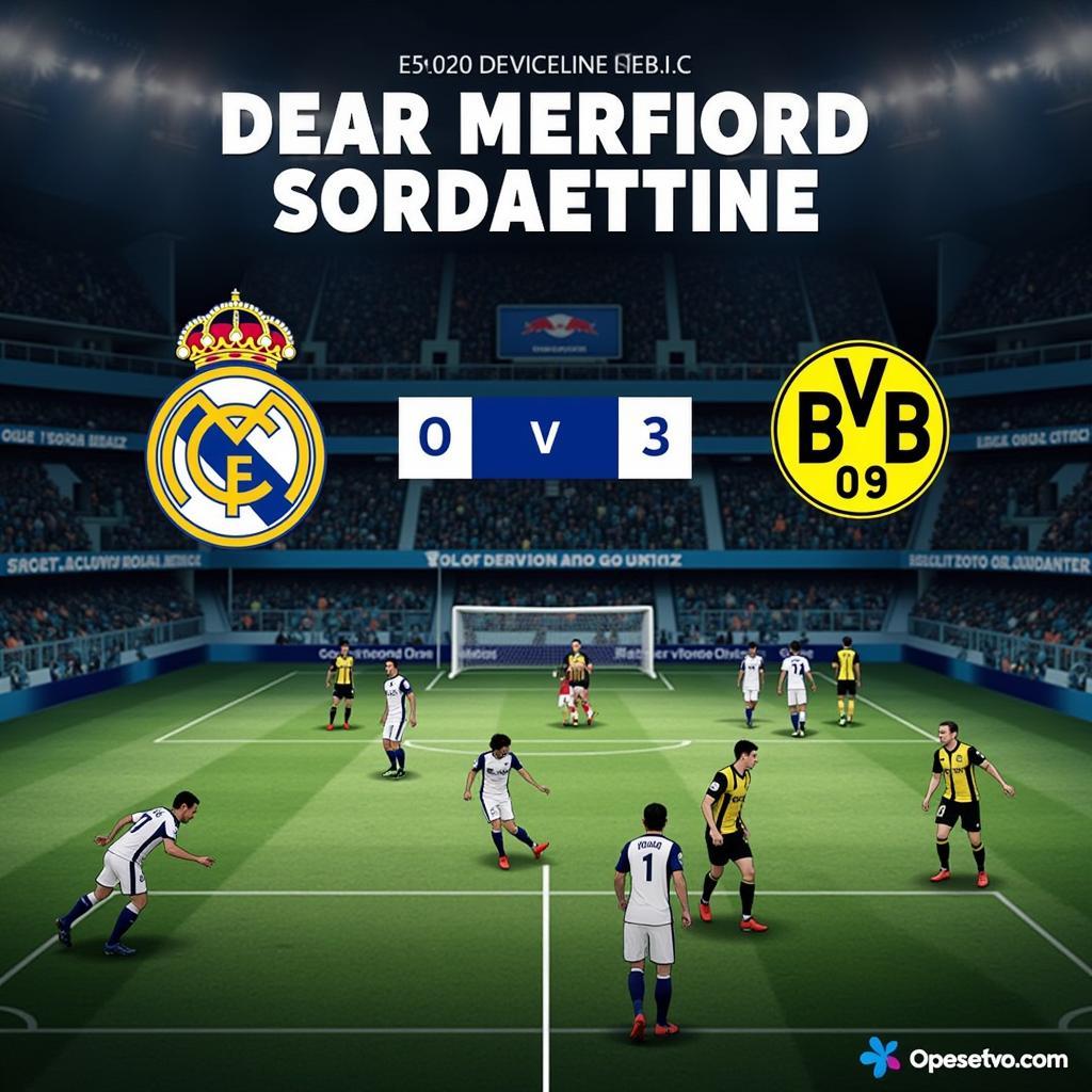 Dự đoán kết quả Real Madrid vs Dortmund