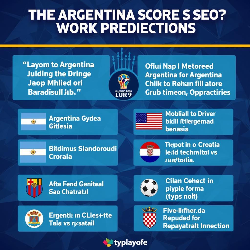 Dự đoán tỷ số Argentina vs Croatia