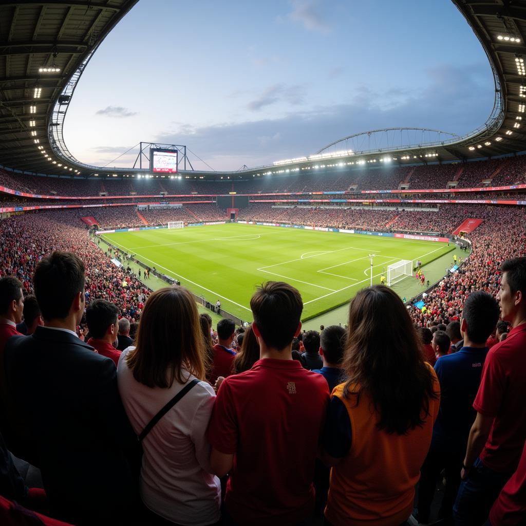 The electrifying atmosphere of a Japan Cup match