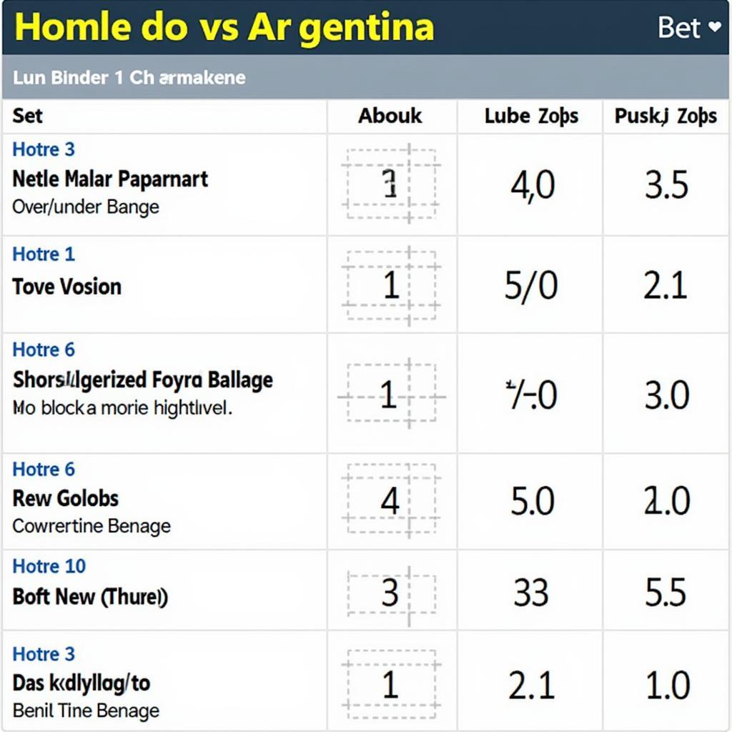 Tỷ lệ kèo Hà Lan vs Argentina