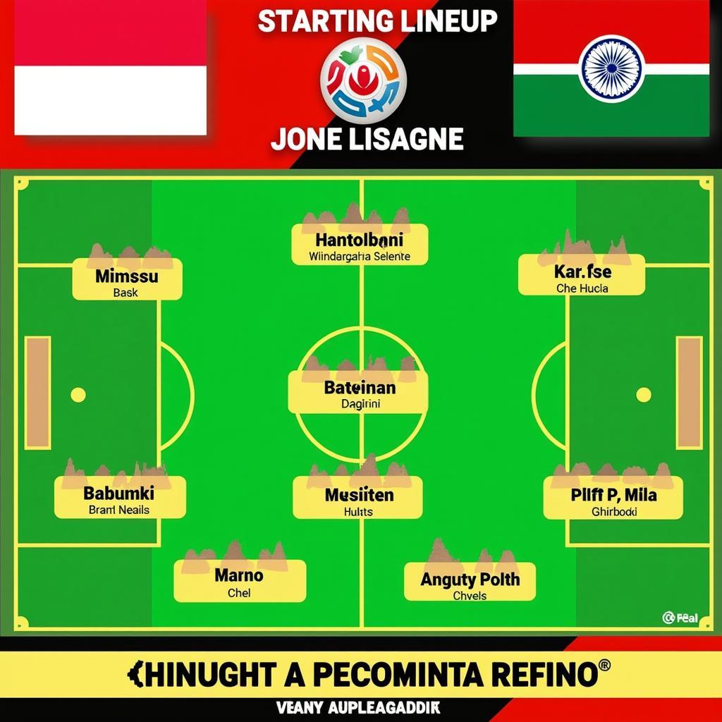 Indonesia vs Burundi đội hình