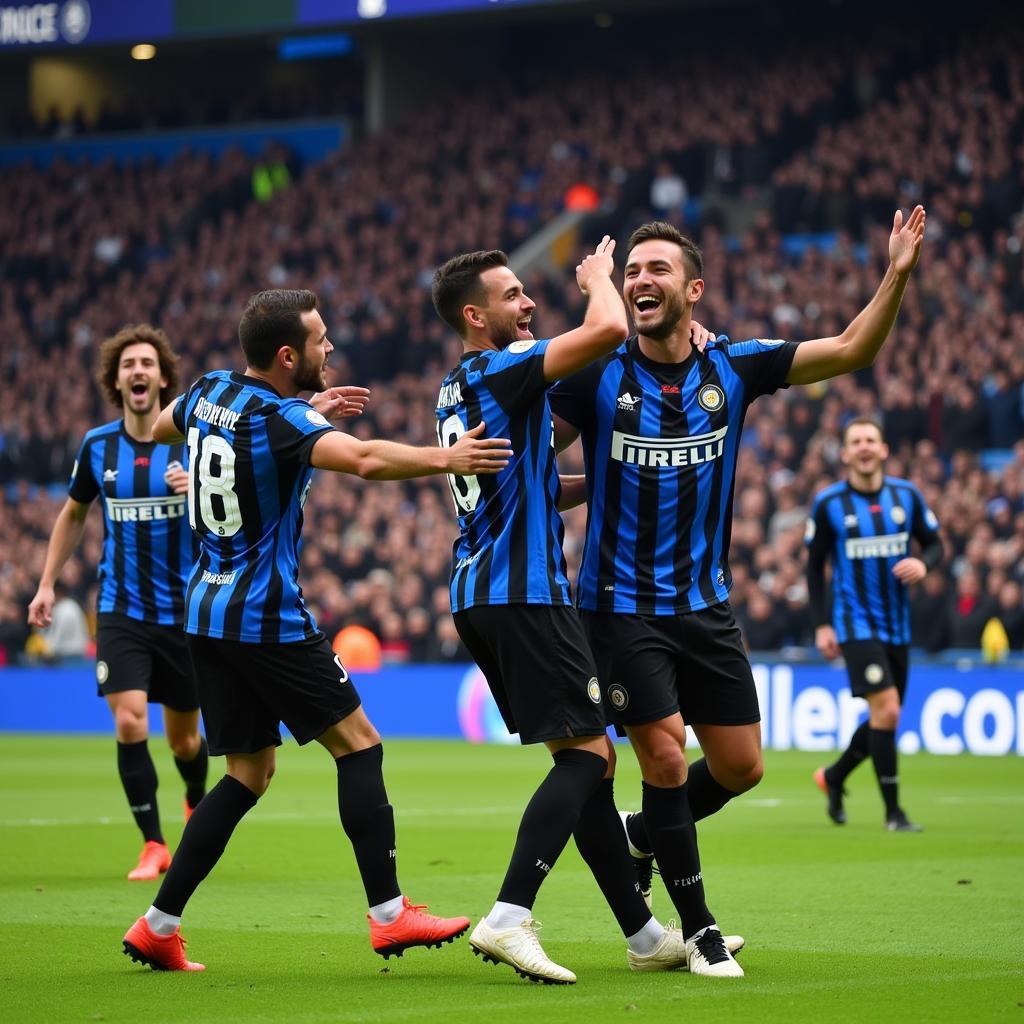 Inter Milan thể hiện phong độ ấn tượng tại Champions League