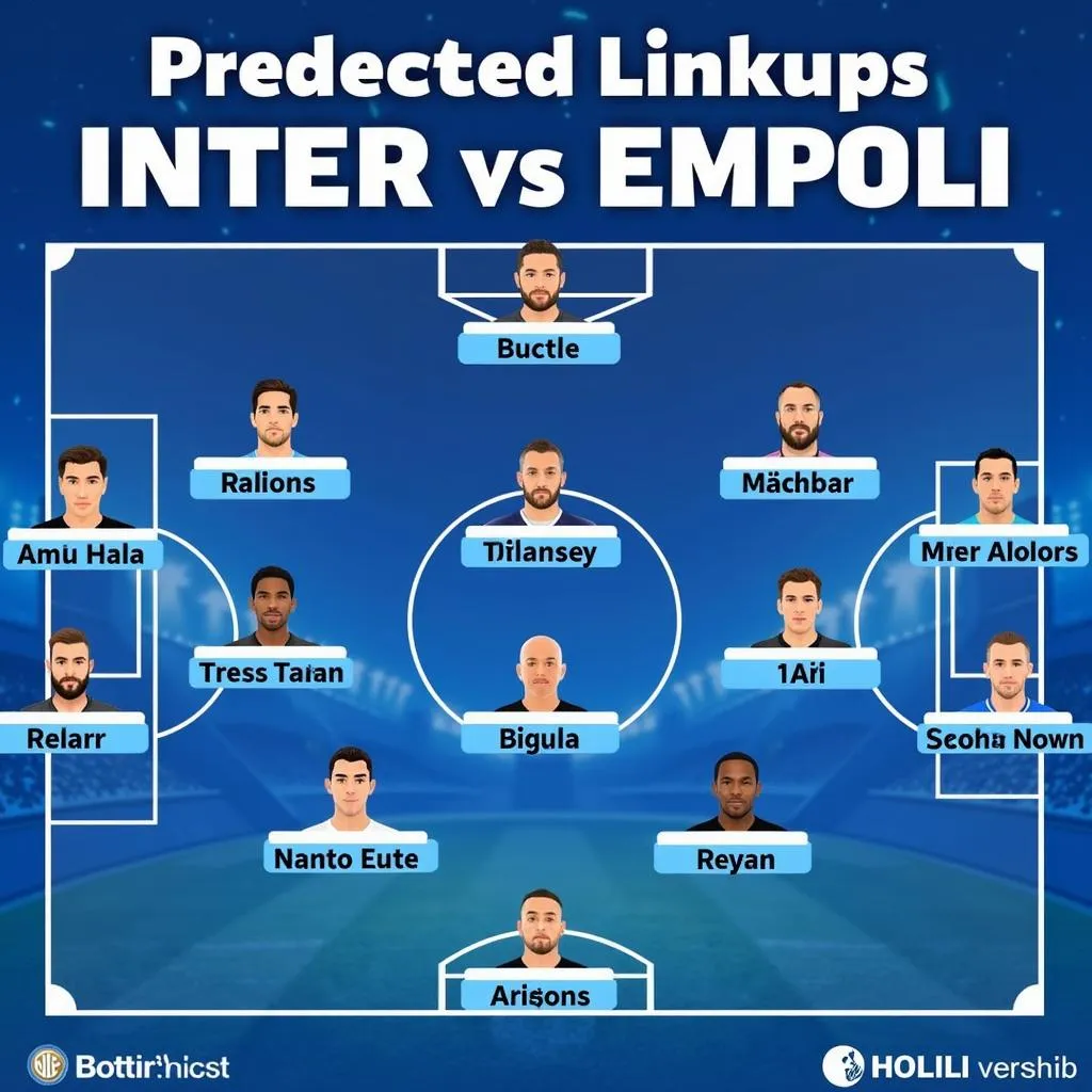 Inter Milan vs Empoli đội hình