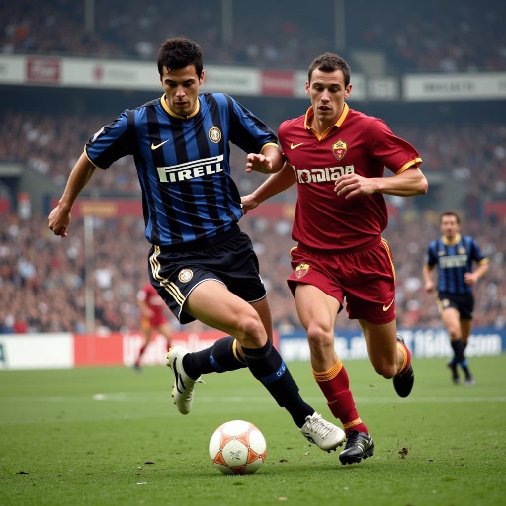 Inter vs Roma đối đầu