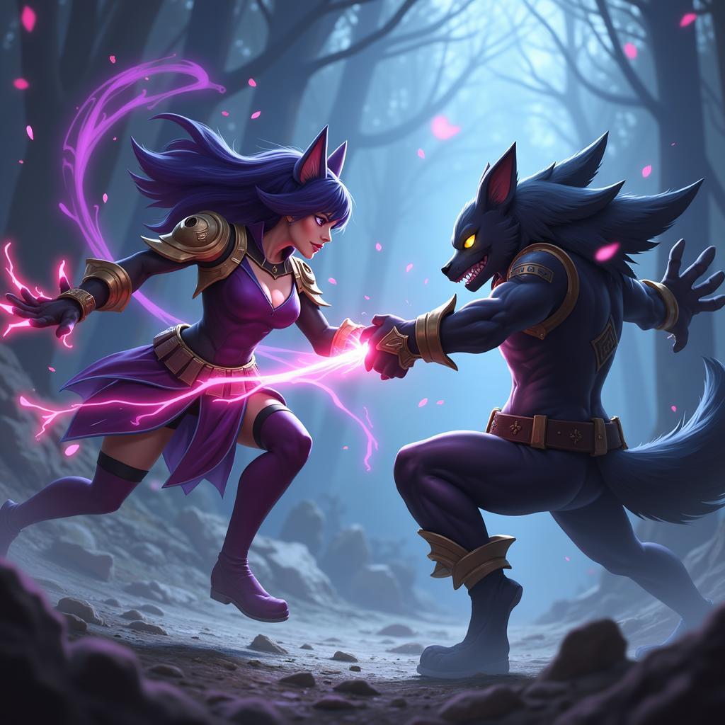 Irelia tấn công Nasus