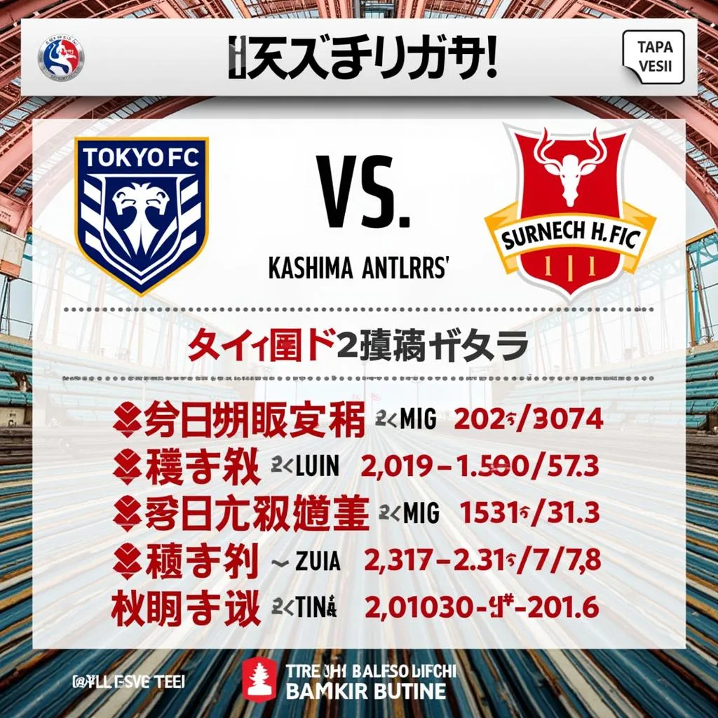 Kèo Bóng Đá Tokyo vs Kashima: Soi Kèo Chuẩn Xác