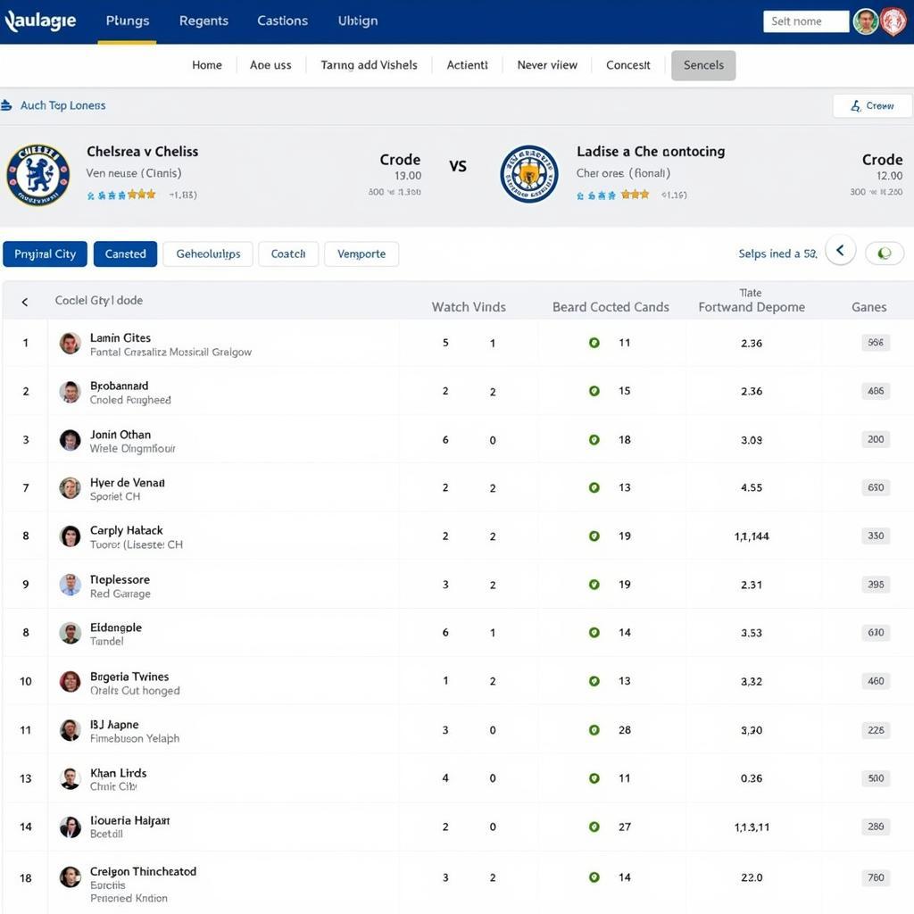 Kèo nhà cái Chelsea vs Leicester City