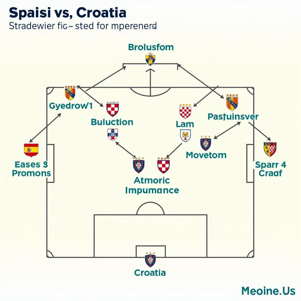 Kịch bản trận đấu Tây Ban Nha và Croatia