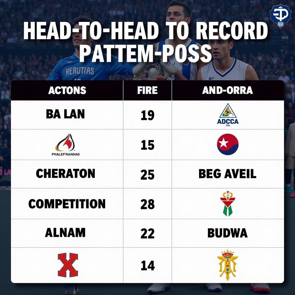 Lịch sử đối đầu Ba Lan vs Andorra