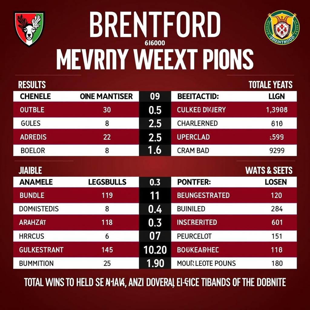 Lịch sử đối đầu của Brentford