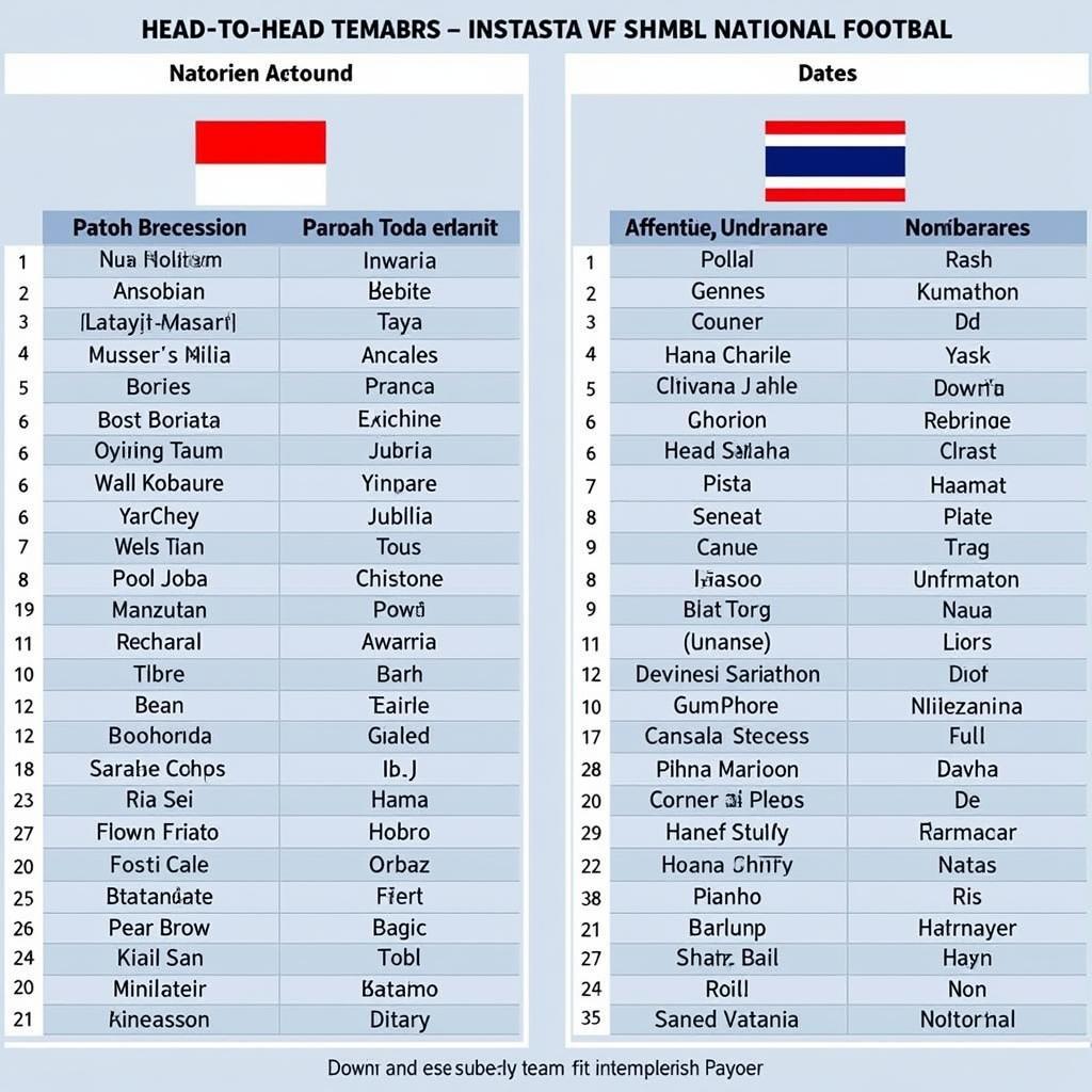 Lịch sử đối đầu Indonesia vs Thái Lan