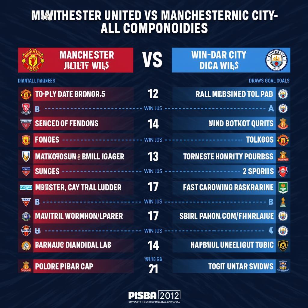 Lịch sử đối đầu MU - Man City