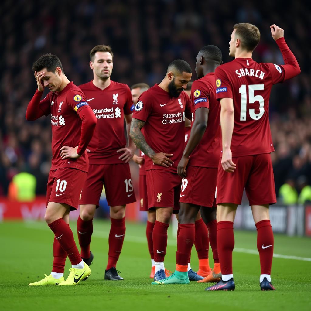 Liverpool thi đấu bết bát