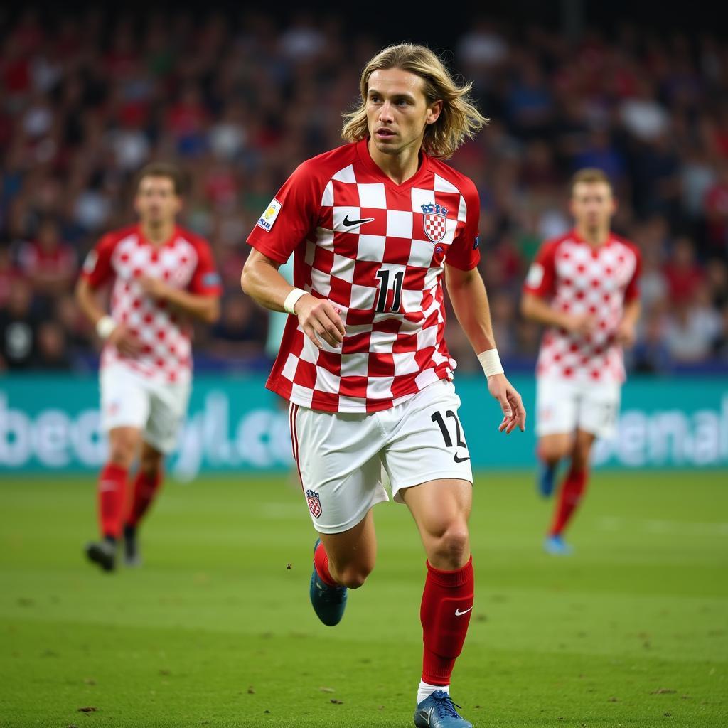 Luka Modric dẫn dắt Đội tuyển Croatia