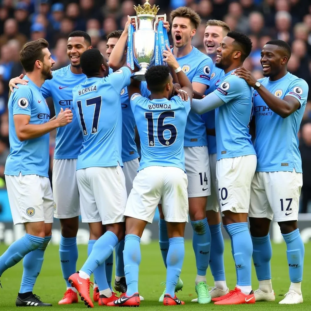 Manchester City vững vàng trên ngôi vương