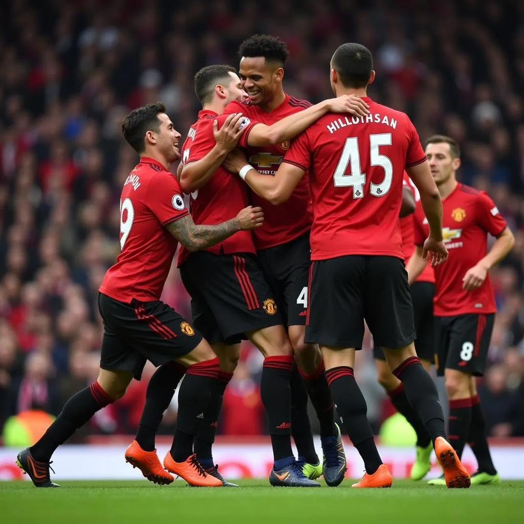 Manchester United ăn mừng chiến thắng liên tiếp