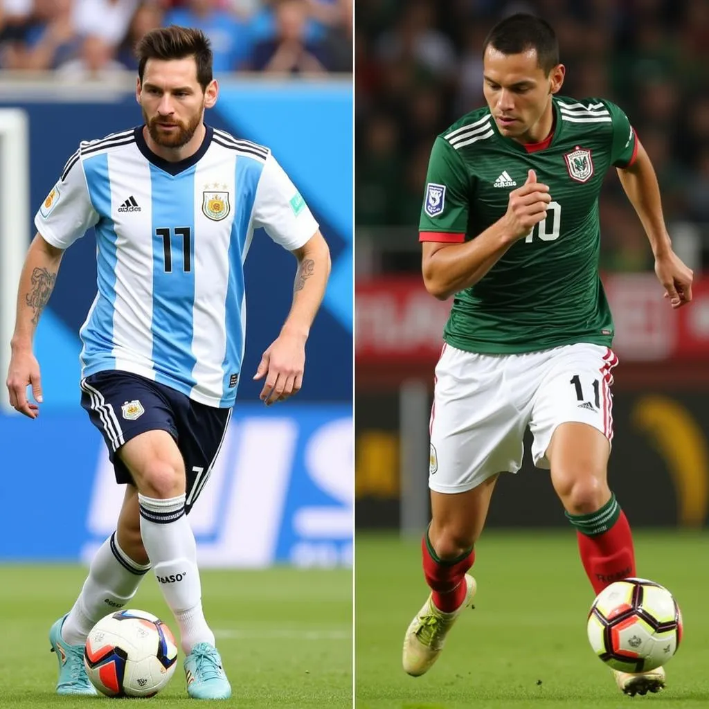 So sánh Messi vs Lozano