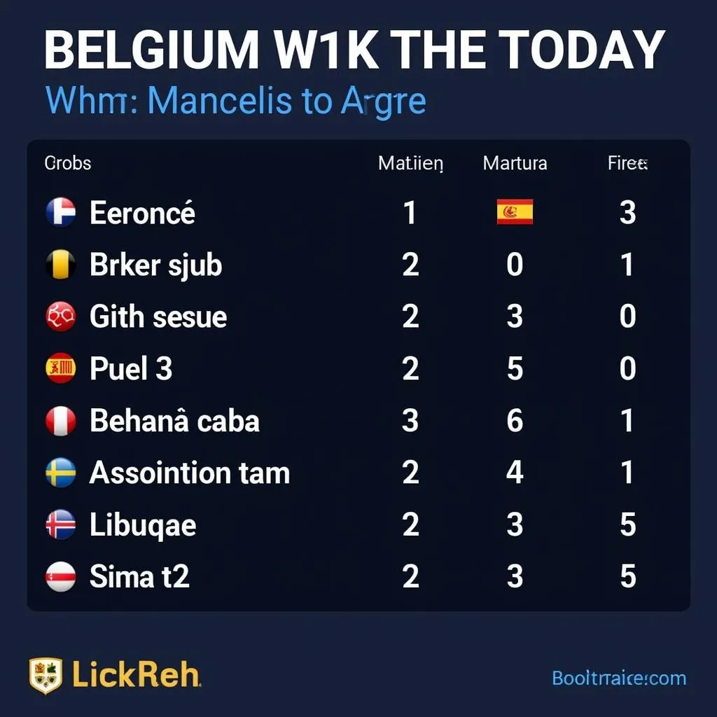 Belgium Match Today Odds Analysis