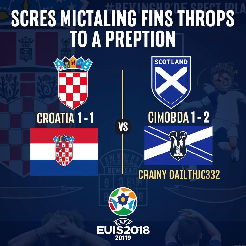 Nhận định kèo Croatia vs Scotland: Dự đoán tỷ số