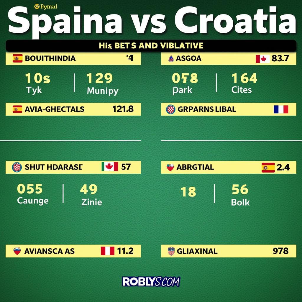 Spain vs Croatia Betting Odds