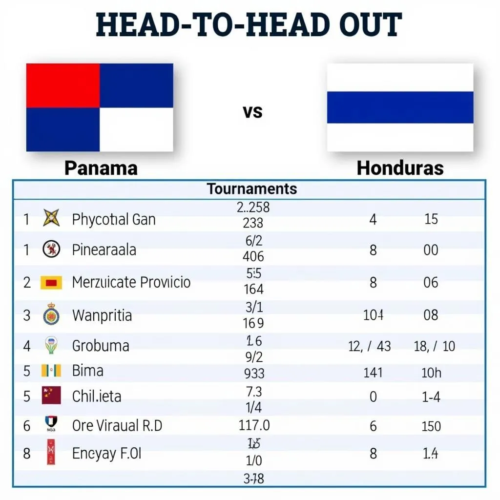 Panama vs Honduras: Lịch sử đối đầu