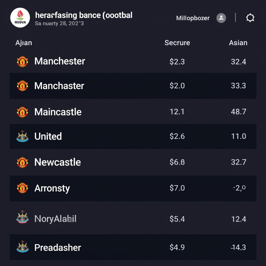 Phân tích kèo châu Á trận Manchester United vs Newcastle