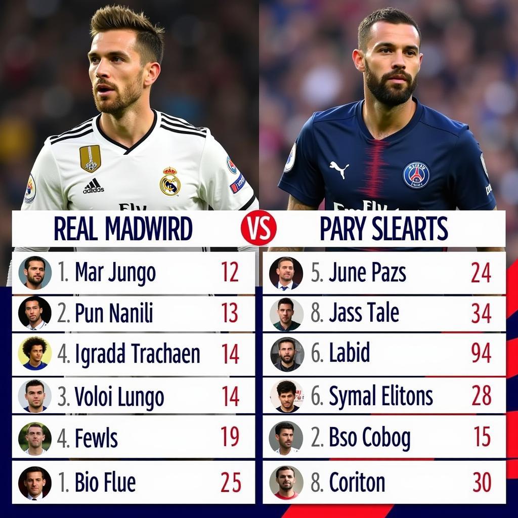 Phân Tích Lực Lượng Real PSG