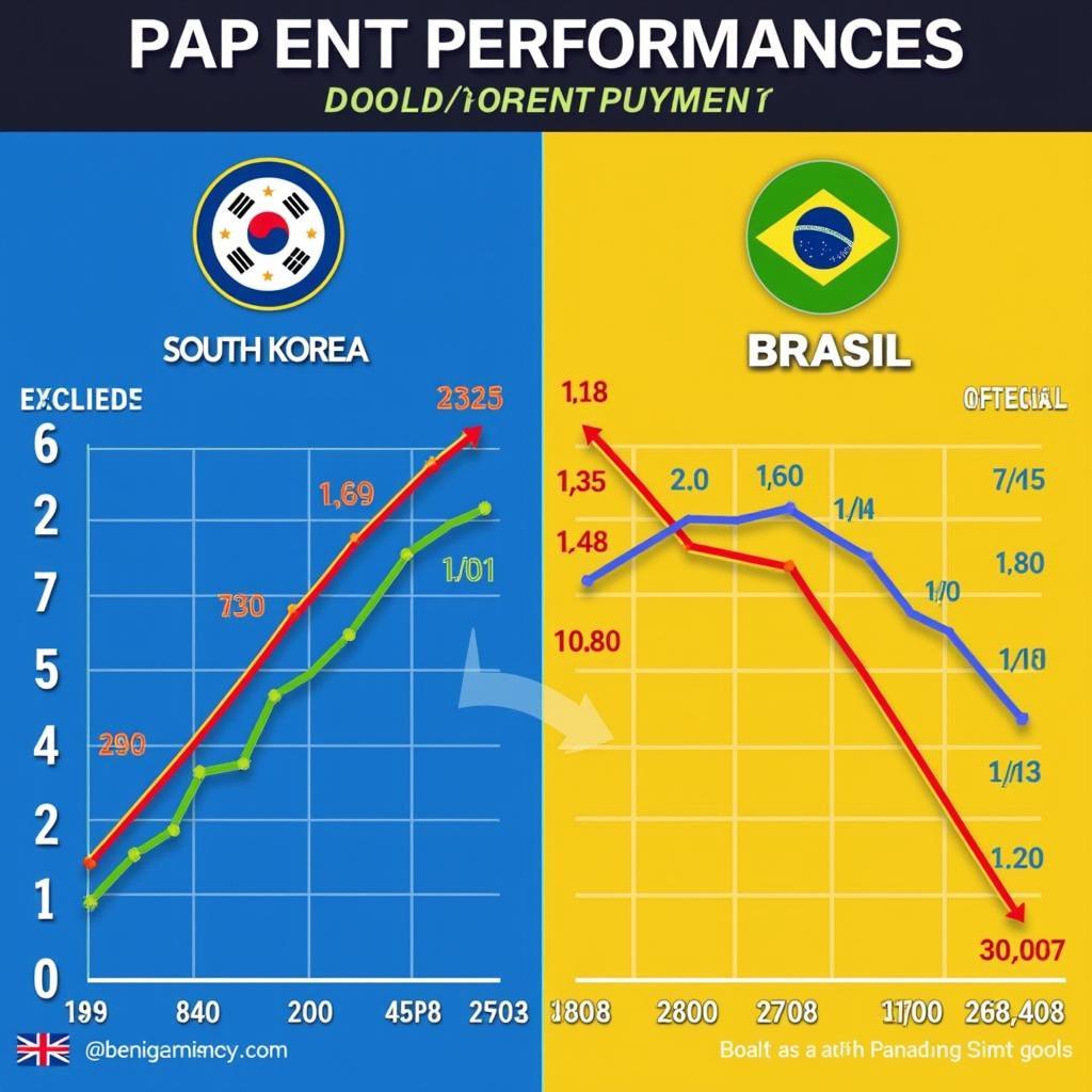 Phân tích phong độ gần đây của Hàn Quốc và Brazil