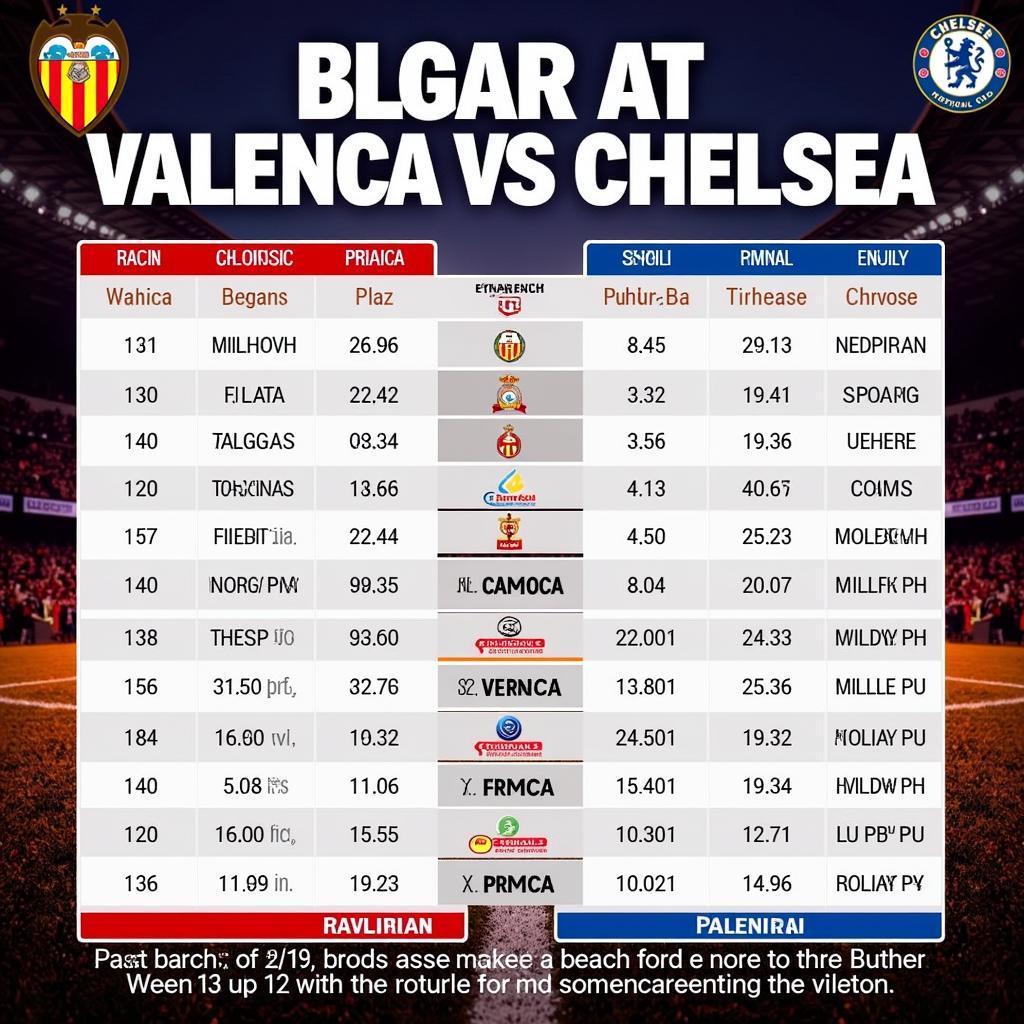 Valencia vs Chelsea: Phân tích phong độ