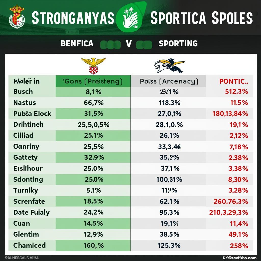 Phân tích sức mạnh của Benfica và Sporting